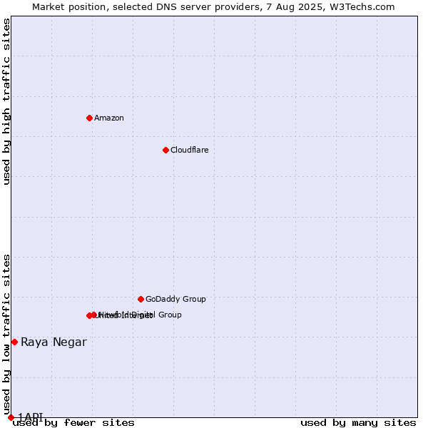 Market position of Raya Negar vs. 1API