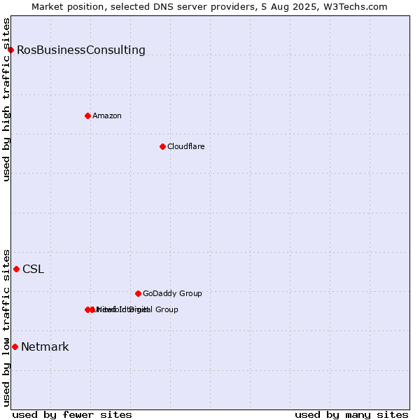 Market position of CSL vs. Netmark vs. RosBusinessConsulting